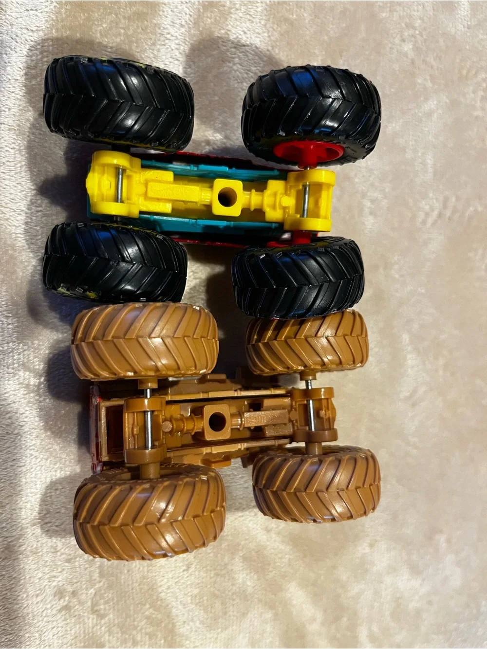 Hot Wheels Monster Truck Bundle - Muddy Jeep #999 and Race Ace #68